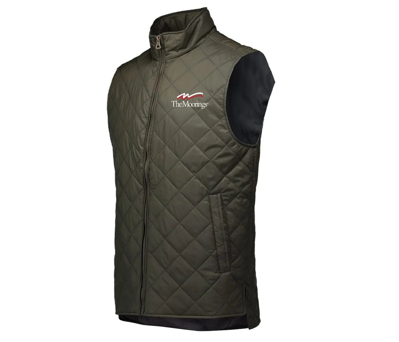 Men's Diamond Quilted Travel Vest - Image 2