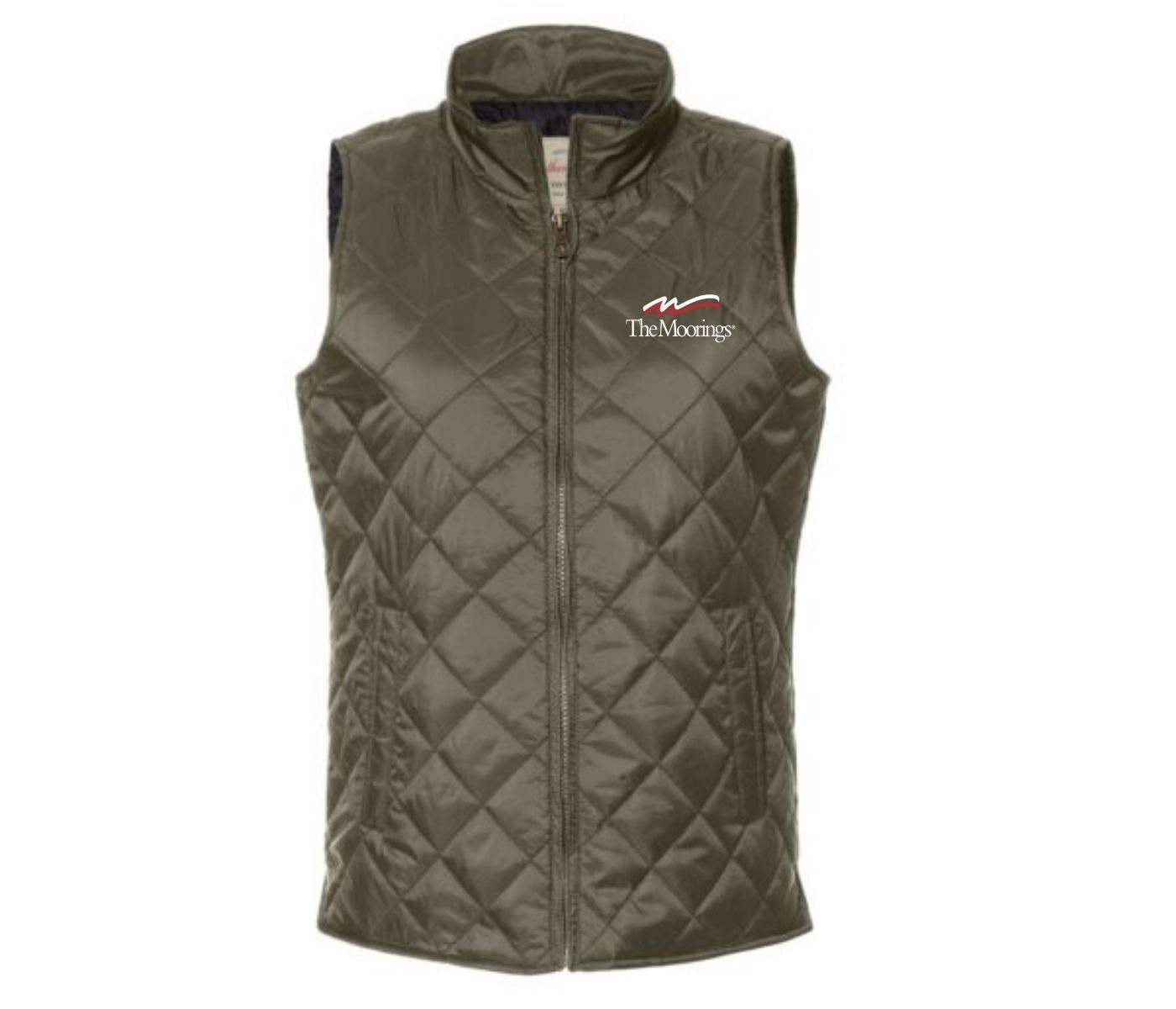 Women's Diamond Quilted Travel Vest - Image 2